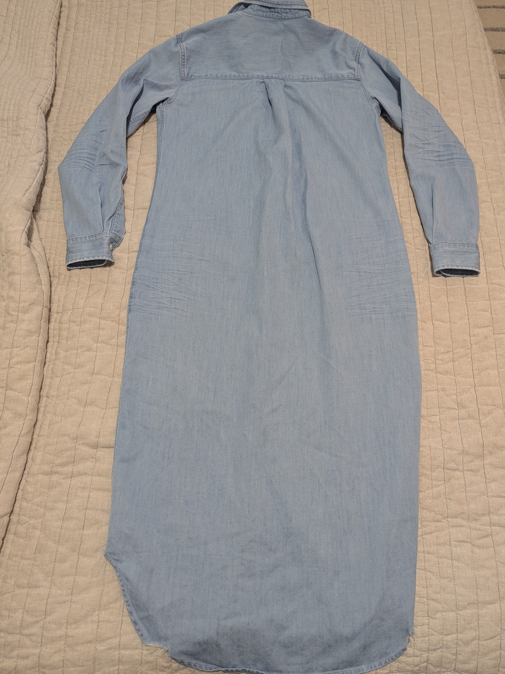 Frank & Eileen Chambray Rory Shirt Dress Xs - Picture 5 of 8